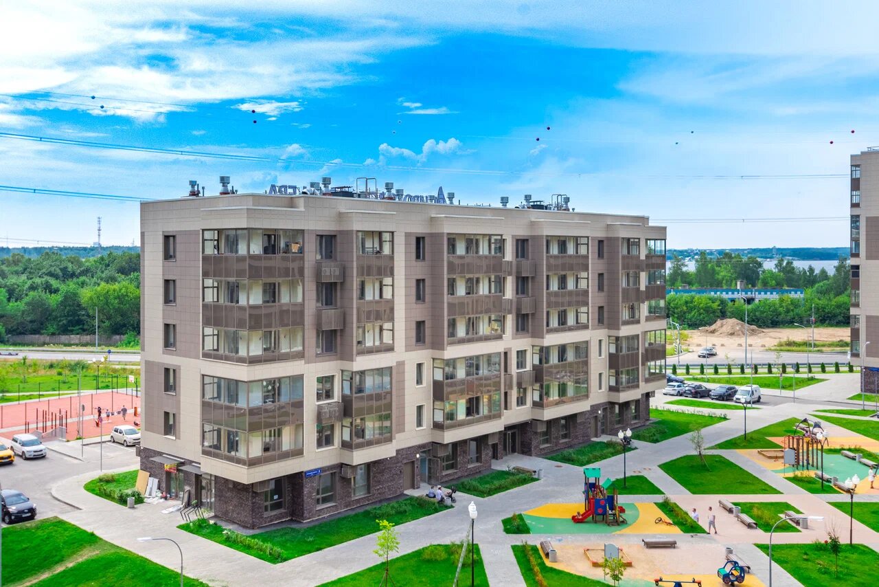 Панорама двора и корпуса 14
